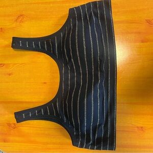 TORRID Black & Silver Bralette | 4x